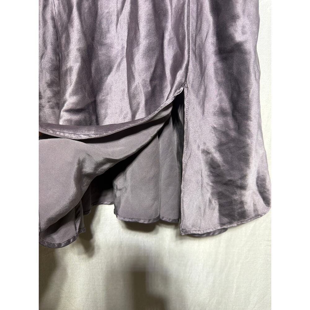 The Lingerie Collection Slip Dress P XS Purple 100% Silk - Picture 2 of 6